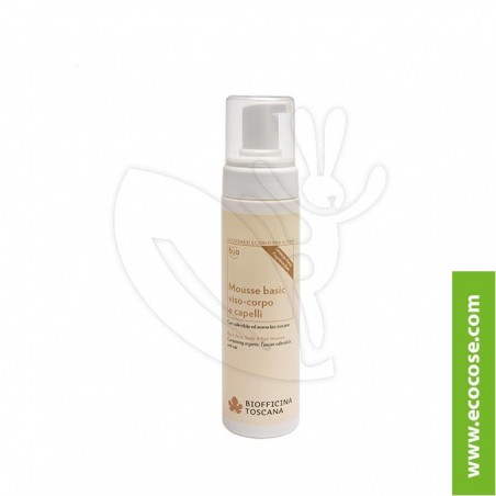 Biofficina Toscana - Mousse basic viso corpo e capelli Biofficina Toscana - Mousse basic viso corpo e capelli