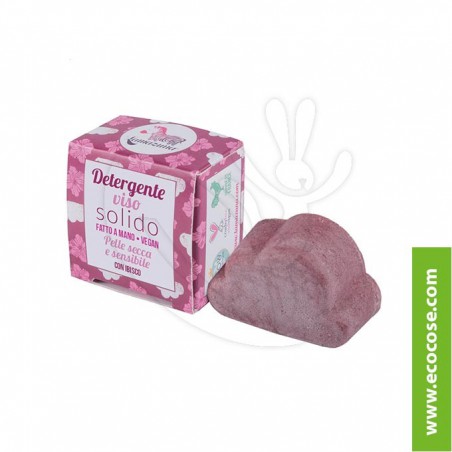 Lamazuna - Detergente viso solido all'Ibisco - Pelle secca e sensibile Lamazuna - Detergente viso solido all'Ibisco - Pelle secca e sensibile