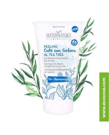 Maternatura - Peeling cute con forfora al Tea Tree