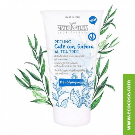 Maternatura - Peeling cute con forfora al Tea Tree