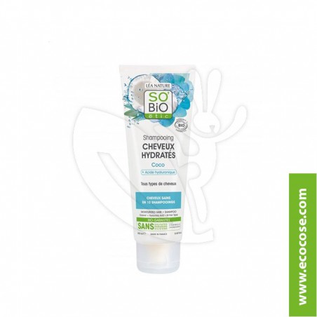 So' Bio Étic - Shampoo idratante Cocco e Acido Ialuronico