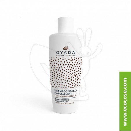 Gyada Cosmetics - Shampoo secco in polvere capelli mori