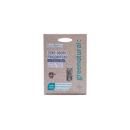 Greenatural - Buste bioattive zero odori frigorifero Greenatural - Buste bioattive zero odori frigorifero