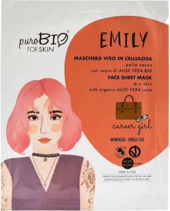 Purobio Cosmetics - Maschera viso EMILY pelle secca career girl
