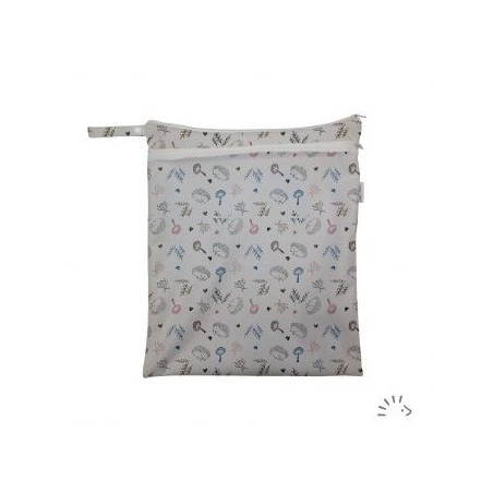 Popolini - Borsa Nappy zipper impermeabile pannolini e piscina woodland