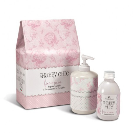 Victor Philippe - Confezione Regalo Sapone Liquido Fico&Pera BIO e portasapone in ceramica Victor Philippe - Confezione Regalo Sapone Liquido Fico&Pera BIO e portasapone in ceramica