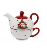 Victor Philippe - Tea fo one albero di natale in rilievo in ceramica