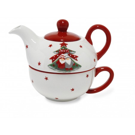 Victor Philippe - Tea fo one albero di natale in rilievo in ceramica