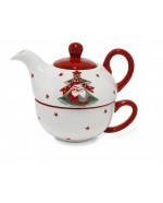 Victor Philippe - Tea fo one albero di natale in rilievo in ceramica