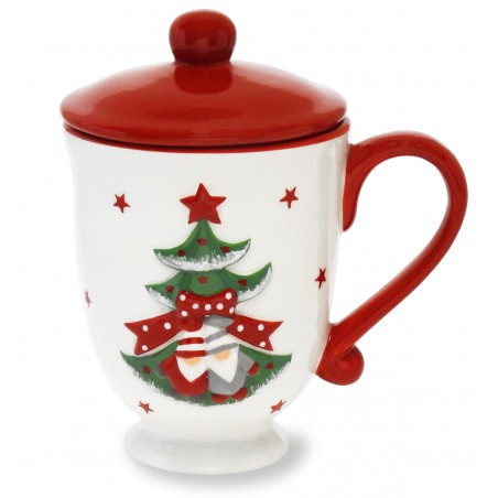 Victor Philippe - Tisaniera albero di natale in rilievo in ceramica Victor Philippe - Tisaniera albero di natale in rilievo in ceramica