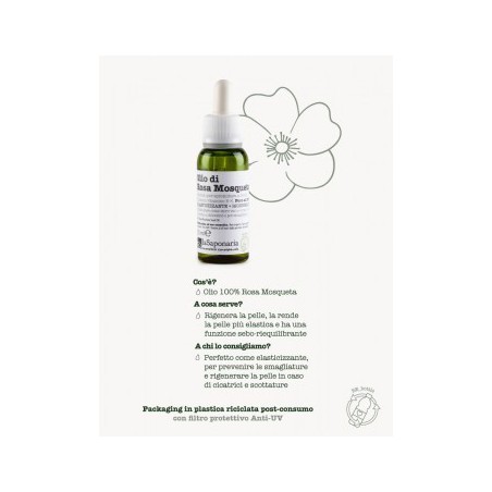 La Saponaria - Olio di Rosa Mosqueta biologico 30 ML La Saponaria - Olio di Rosa Mosqueta biologico 30 ML