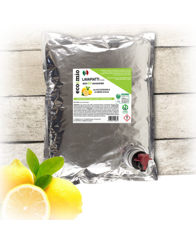 Chizzoni Saponificio - Eco&Mio Lavapiatti a mano Limoni Ricarica 3Kg - NO BOX