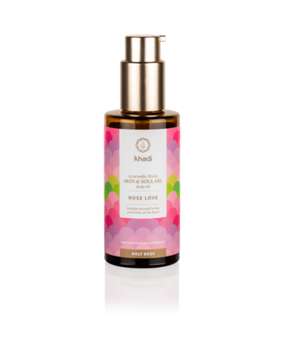 Khadi - Skin & Soul Olio Corpo al Loto Rosa