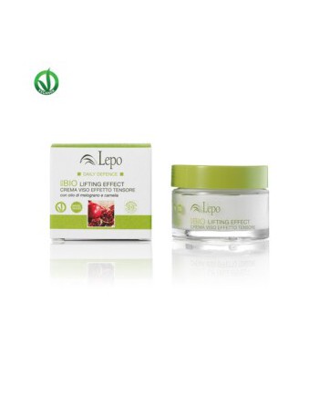 Lepo - ECOBIO LIFTING EFFECT CREMA VISO EFFETTO TENSORE con olio di melograno e camelia