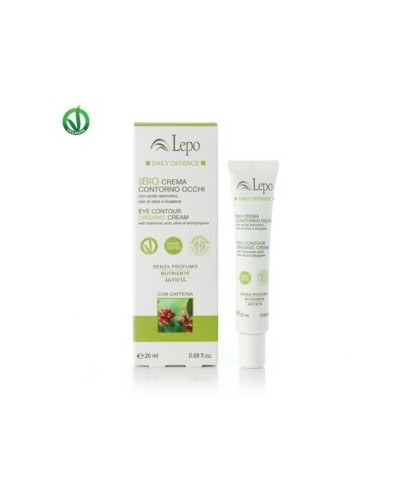 Lepo - ECOBIO CREMA CONTORNO OCCHI con acido ialuronico, olio di oliva e licopene