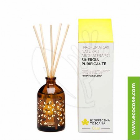 Biofficina Toscana - Profumatore naturale aromaterapico – Sinergia purificante Biofficina Toscana - Profumatore naturale aromaterapico – Sinergia purificante