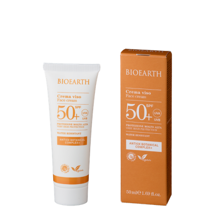 Crema viso solare SPF 50+ con ANTIOX BOTANICAL COMPLEX+
