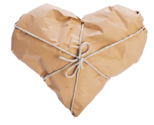 Pacco a forma di cuore